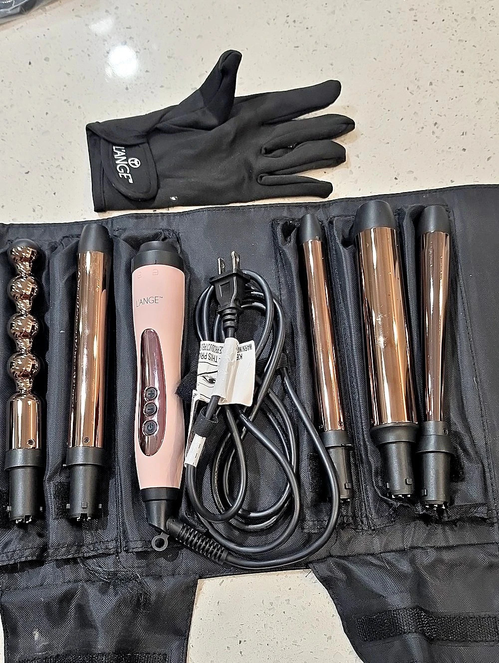 L'ANGE Le Duo / Lustre / Interchangeable Styling Wand Set Multi-Tool Hair